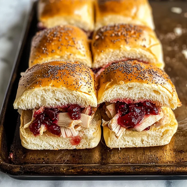 Turkey Cranberry Sliders