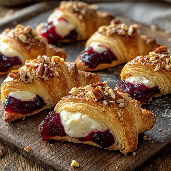 Cranberry Cream Cheese Crescent Bites