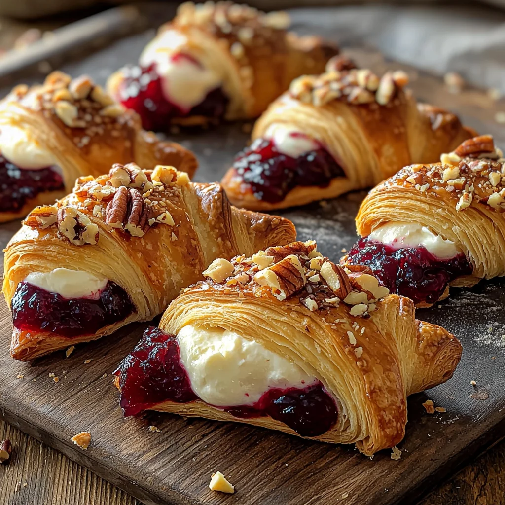 Cranberry Cream Cheese Crescent Bites