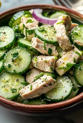 High Protein Cucumber Salad