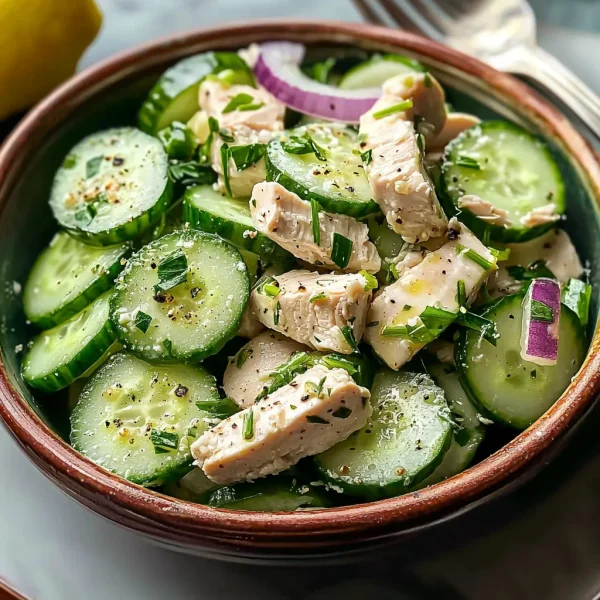 High Protein Cucumber Salad