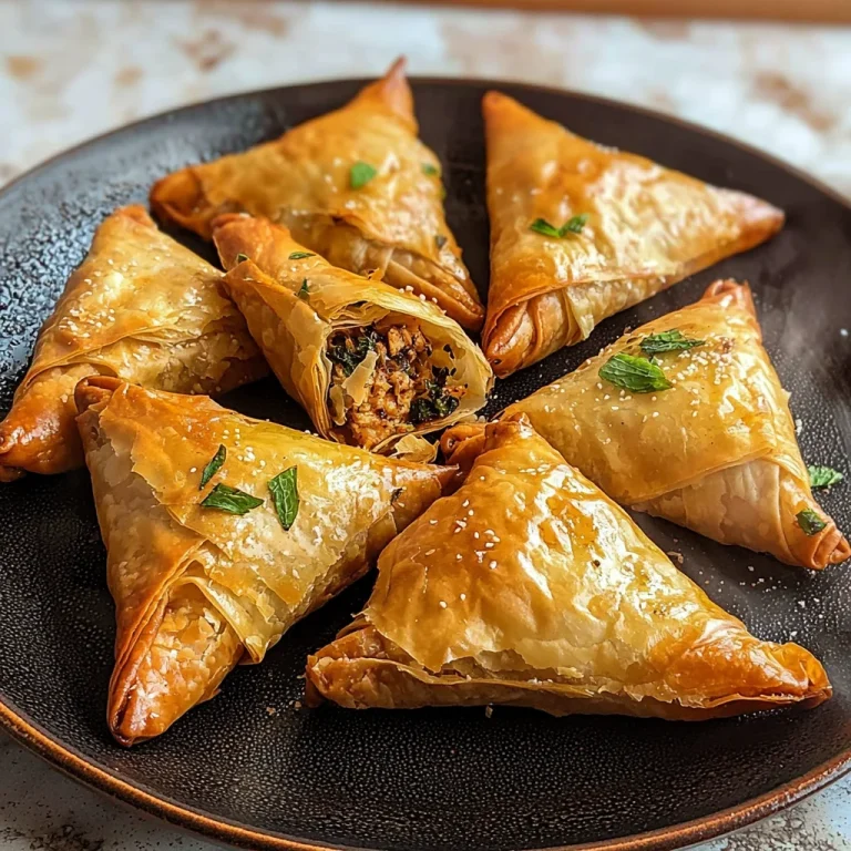 Moroccan Spiced Chicken Briouats