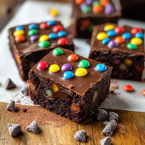 No-Bake Vegan Cosmic Brownies