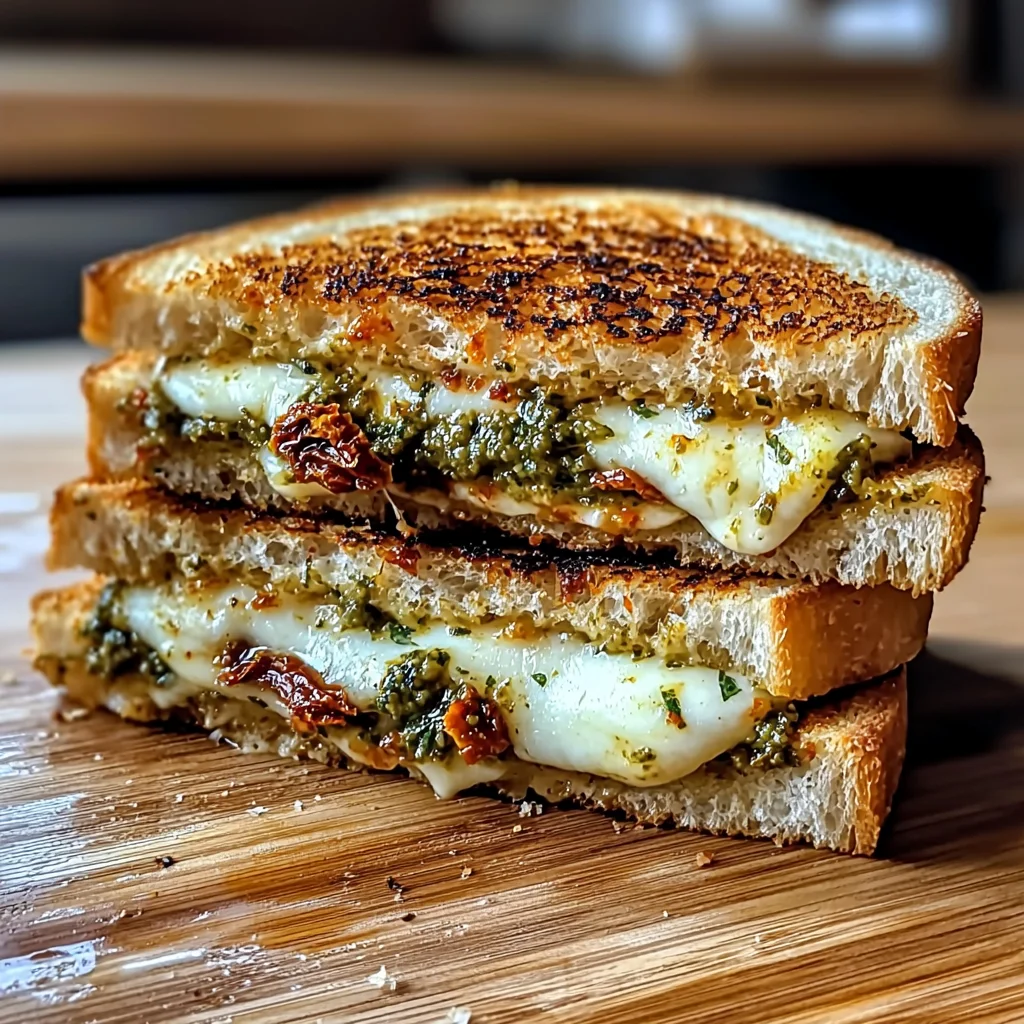 Sun-Dried Tomato Pesto Grilled Cheese: A Flavor Delight!